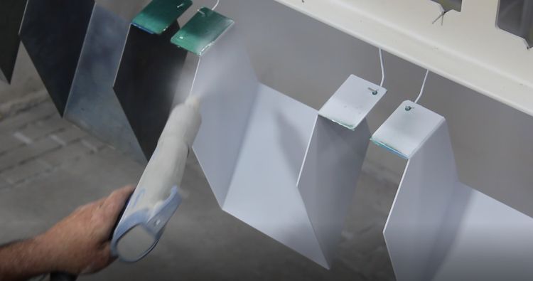 Powder coating process